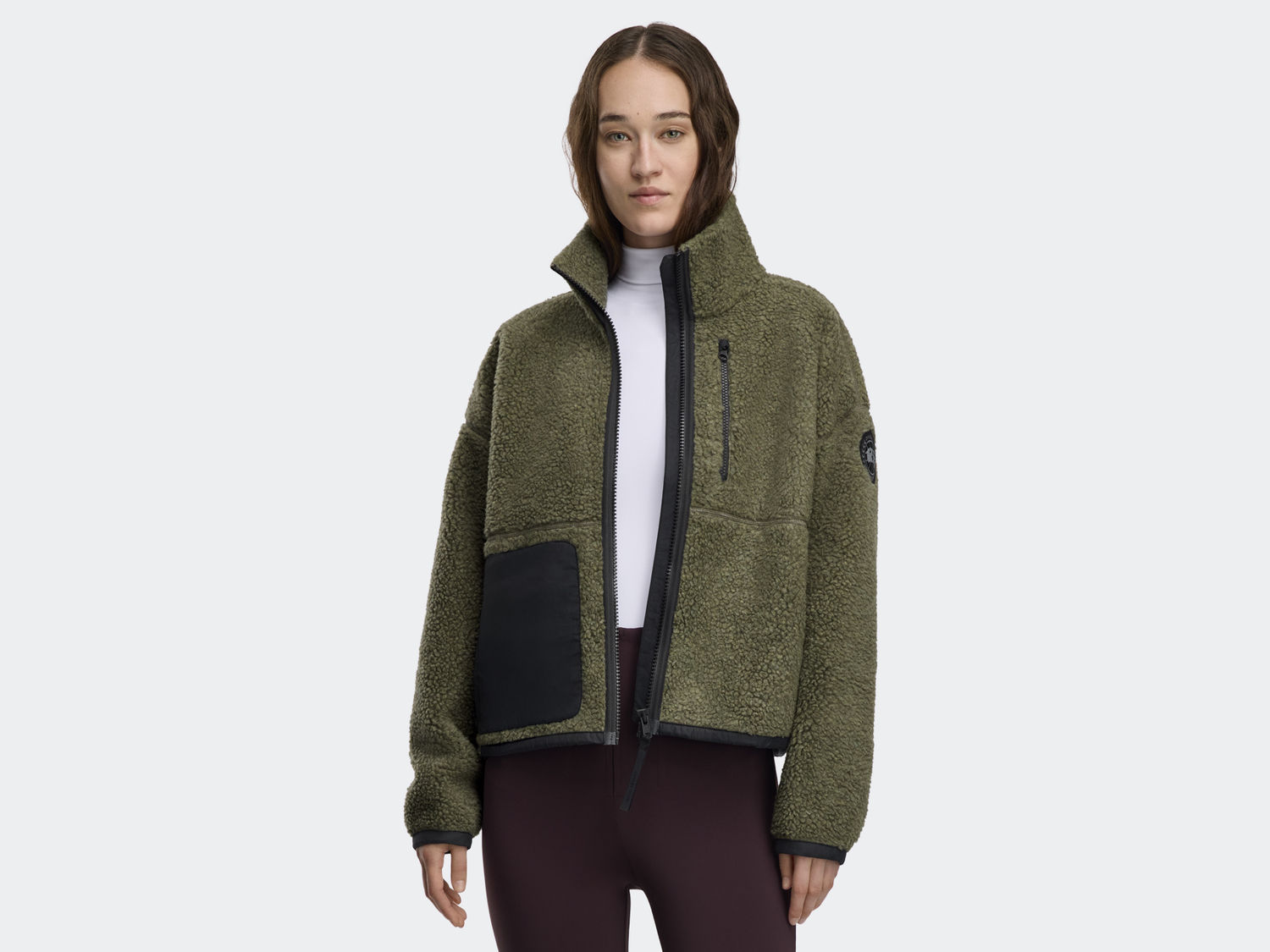 

Свитер Canada Goose Simcoe Zip Up Fleece Black Label, Smokey Sage
