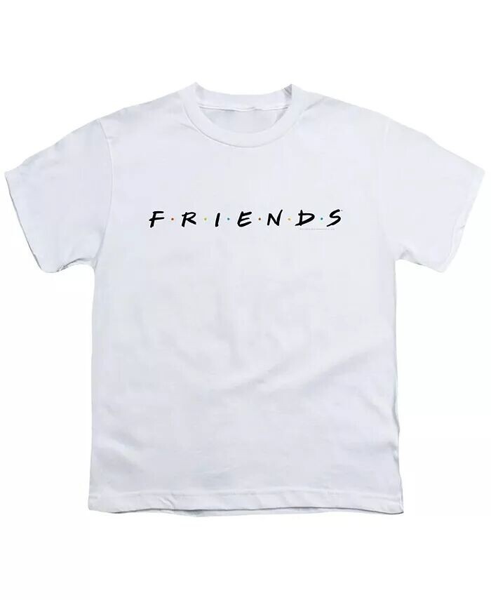 

Футболка с коротким рукавом и логотипом для мальчиков Friends, белый