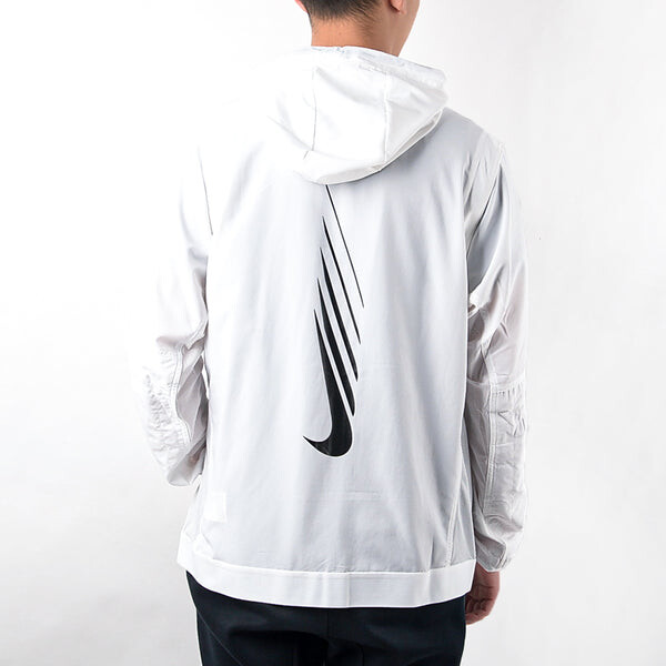 Куртка Nike Sport Clash Cardigan Sports Training Hooded Jacket White, белый — фото 3