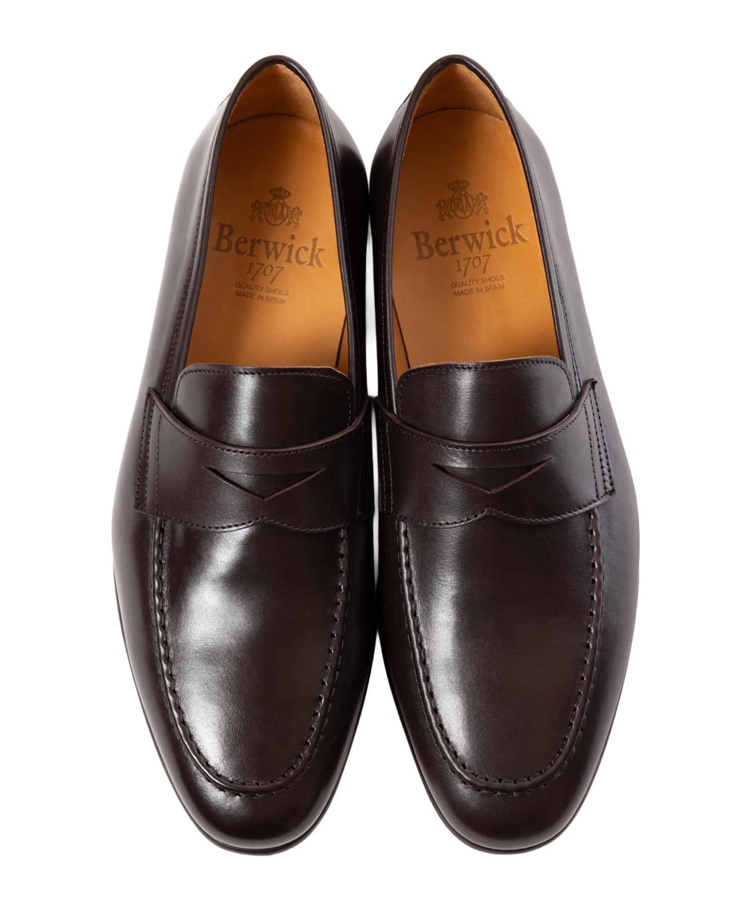 Лоферы с монеткой Berwick1707, Dark Brown — фото 4