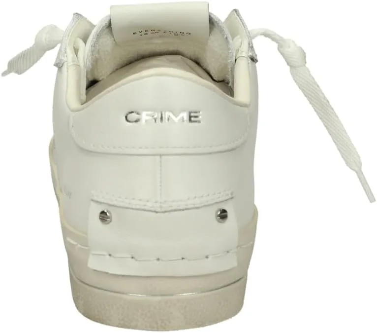 Кроссовки Crime London SK8 Deluxe Vanilla White, белый — фото 3