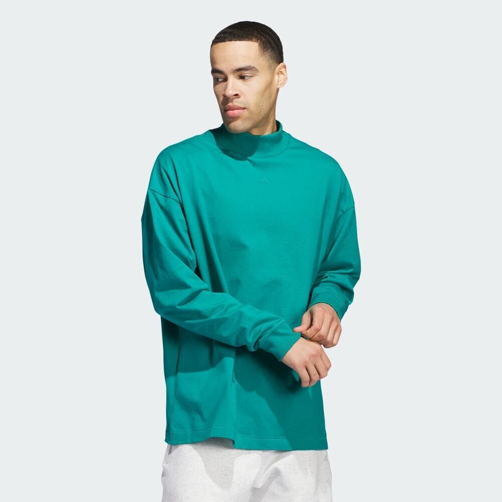

Футболка Adidas Basketball long sleeve T-shirt (gender free), цвет Eqt Green