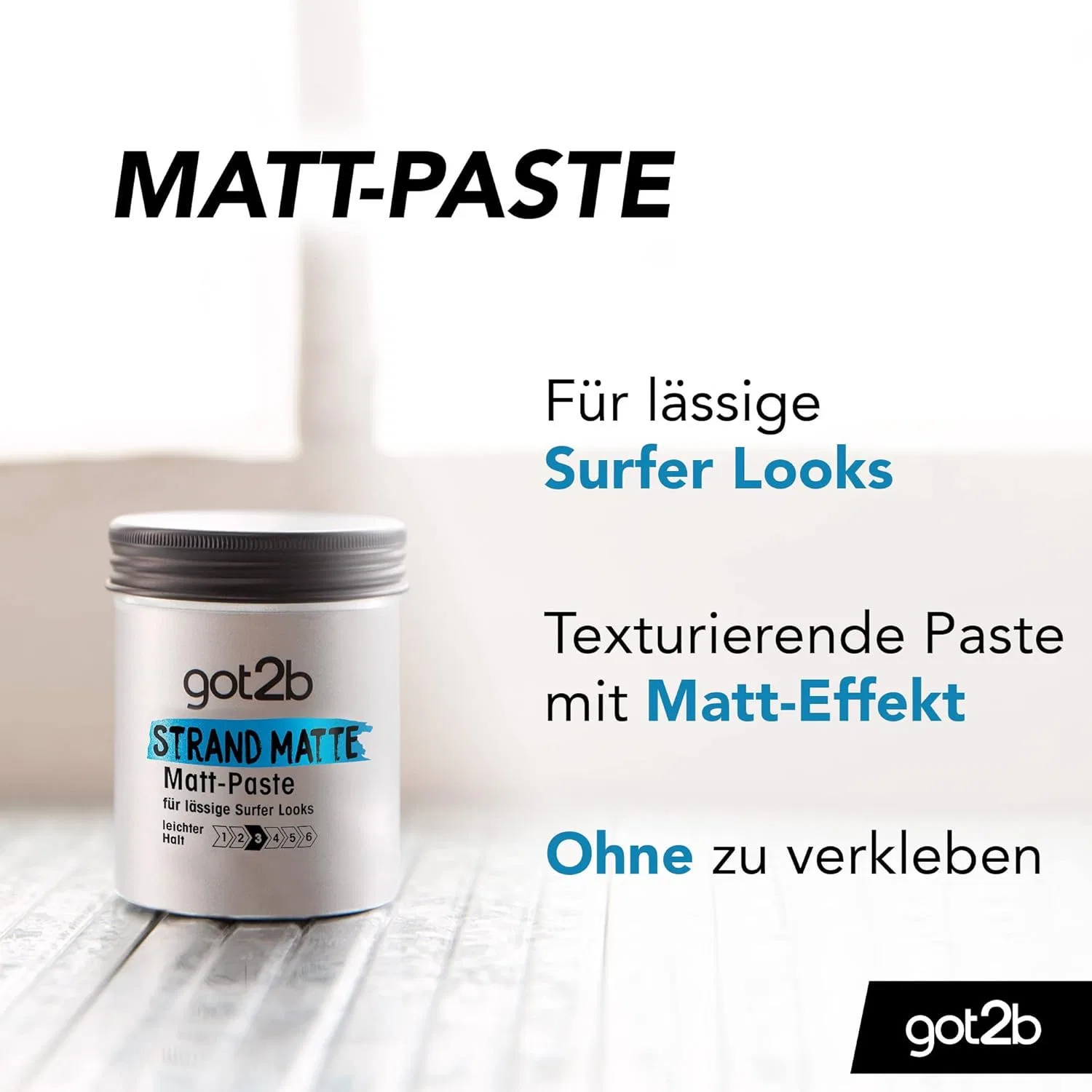 Матовая паста для укладки got2b Beach Matte Paste 100 мл Got2B — фото 4