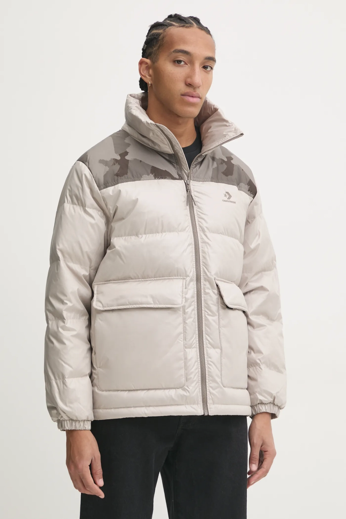 

Пуховик мужской Converse, бежевый