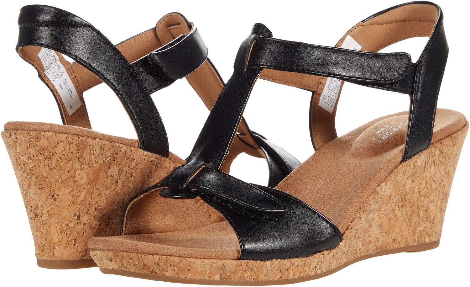 Босоножки Blanca T Strap Rockport, черный