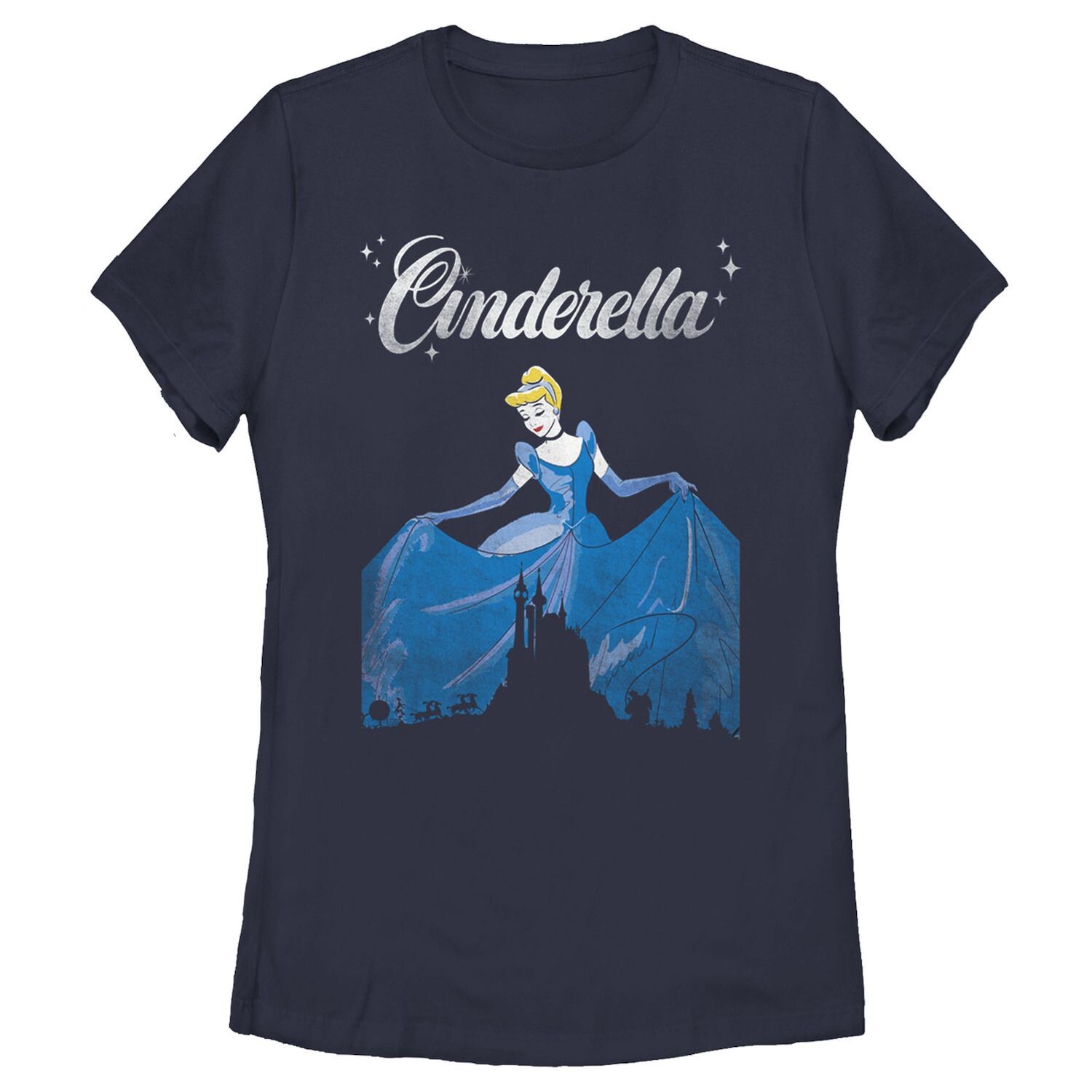

Детская футболка с винтажным силуэтом замка Золушки Disney Disney Licensed Character