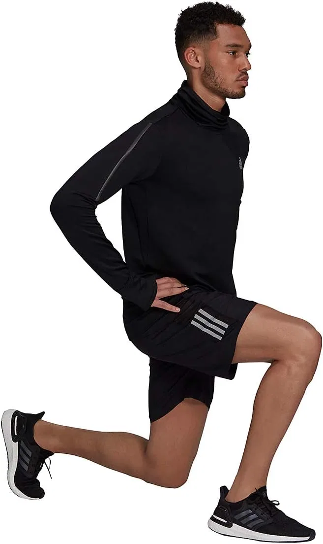 Мужская рубашка с высоким воротником adidas COLD.RDY, Black — фото 4