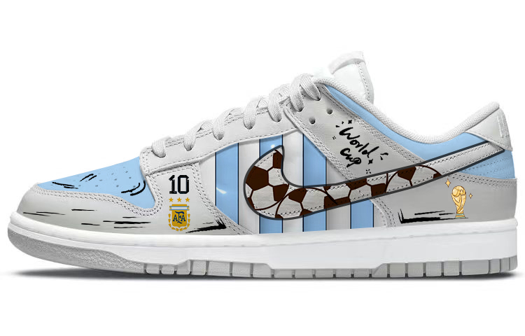 

Nike Данк скейтборд кроссовки мужские низкие серо-голубые, цвет Gray Blue