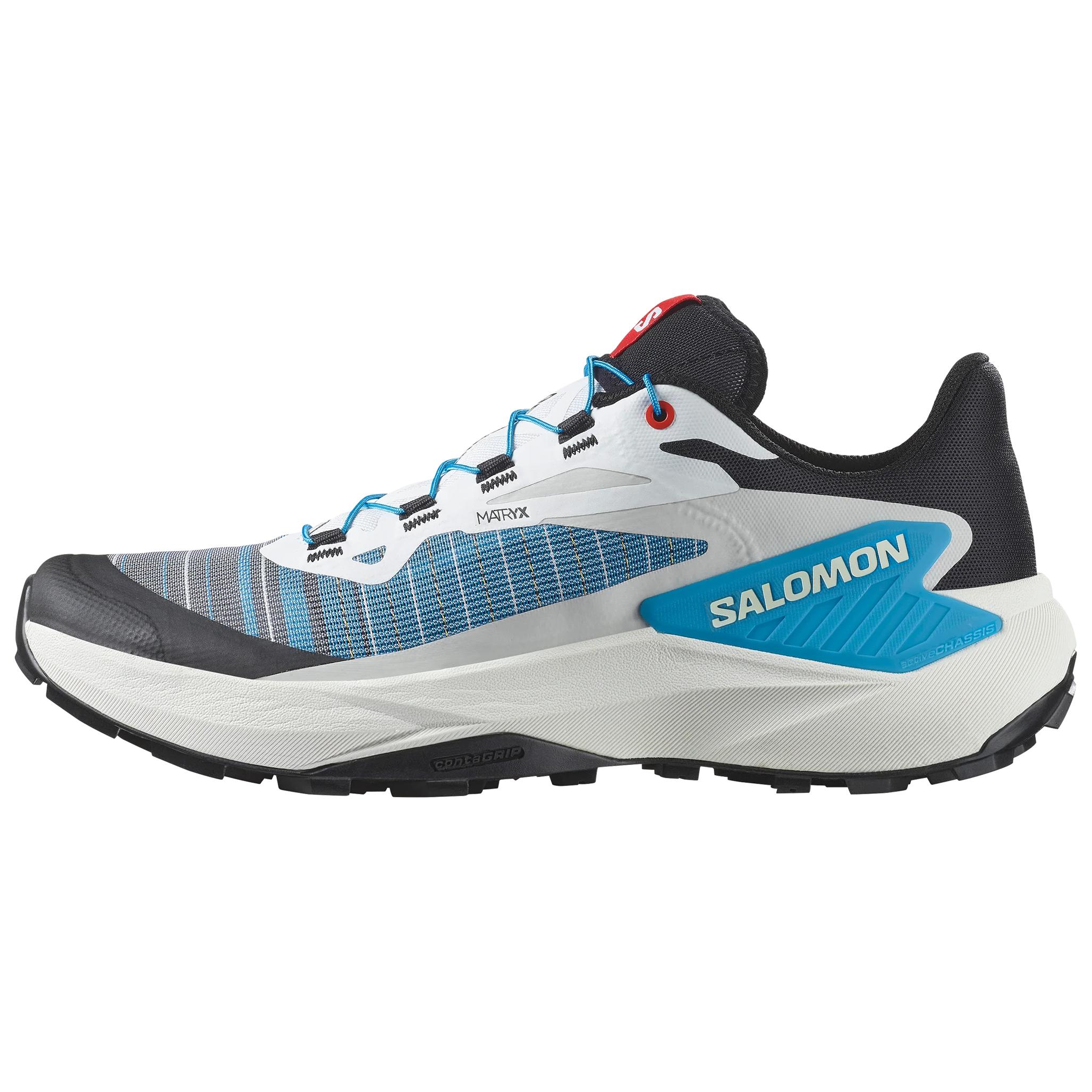 

SALOMON Мужские кроссовки для походов GENESIS Breathable Support с низким верхом, устойчивые к истиранию, белые, синие
