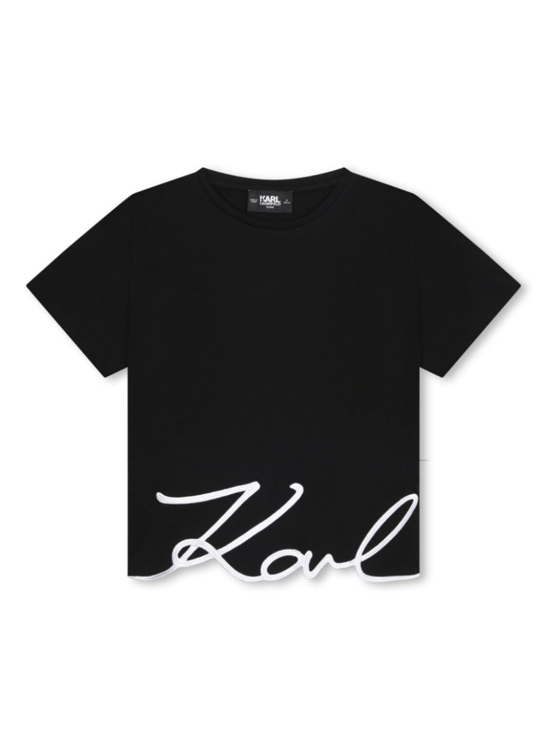 

Karl Lagerfeld Kids футболка Signature, черный