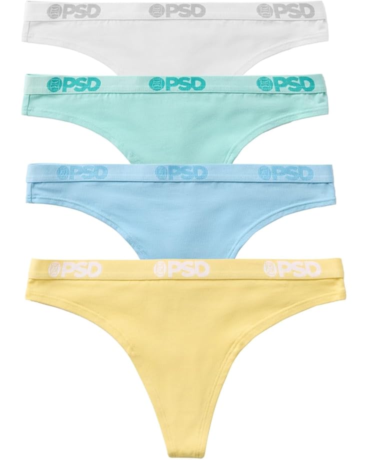 

Женские трусы PSD Pastel Modal Solid 4 шт в упаковке, Multicolor