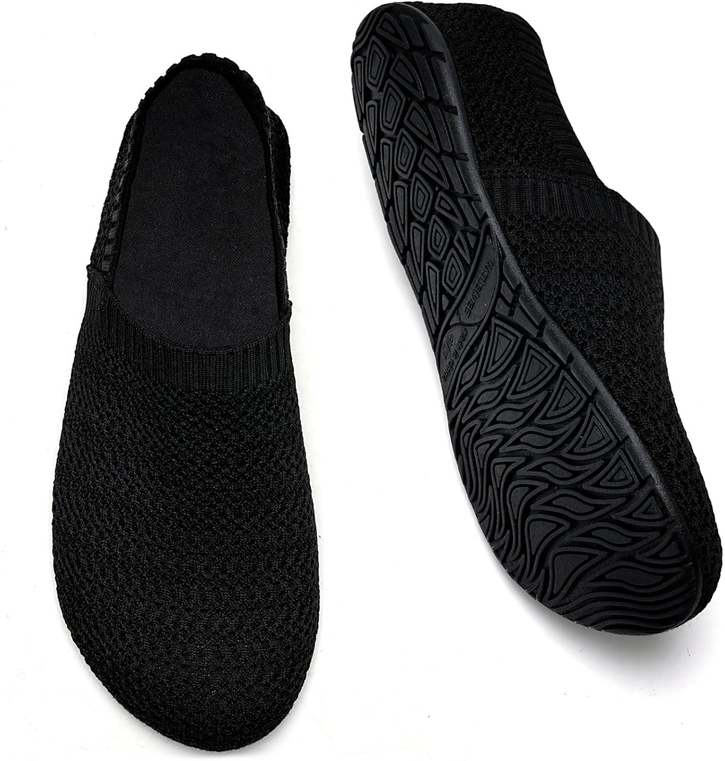 

Водонепроницаемая обувь WateLves для женщин и мужчин, дорожные тапочки, носки, домашние тапочки, быстросохнущие аква-носки для пляжа, черный