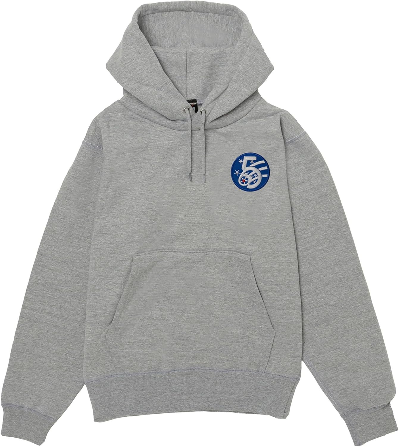 

Толстовка с капюшоном в стиле F, нашивка с гербом армии США, на флисовой подкладке, без капюшона, светло-серый меланж F-Style