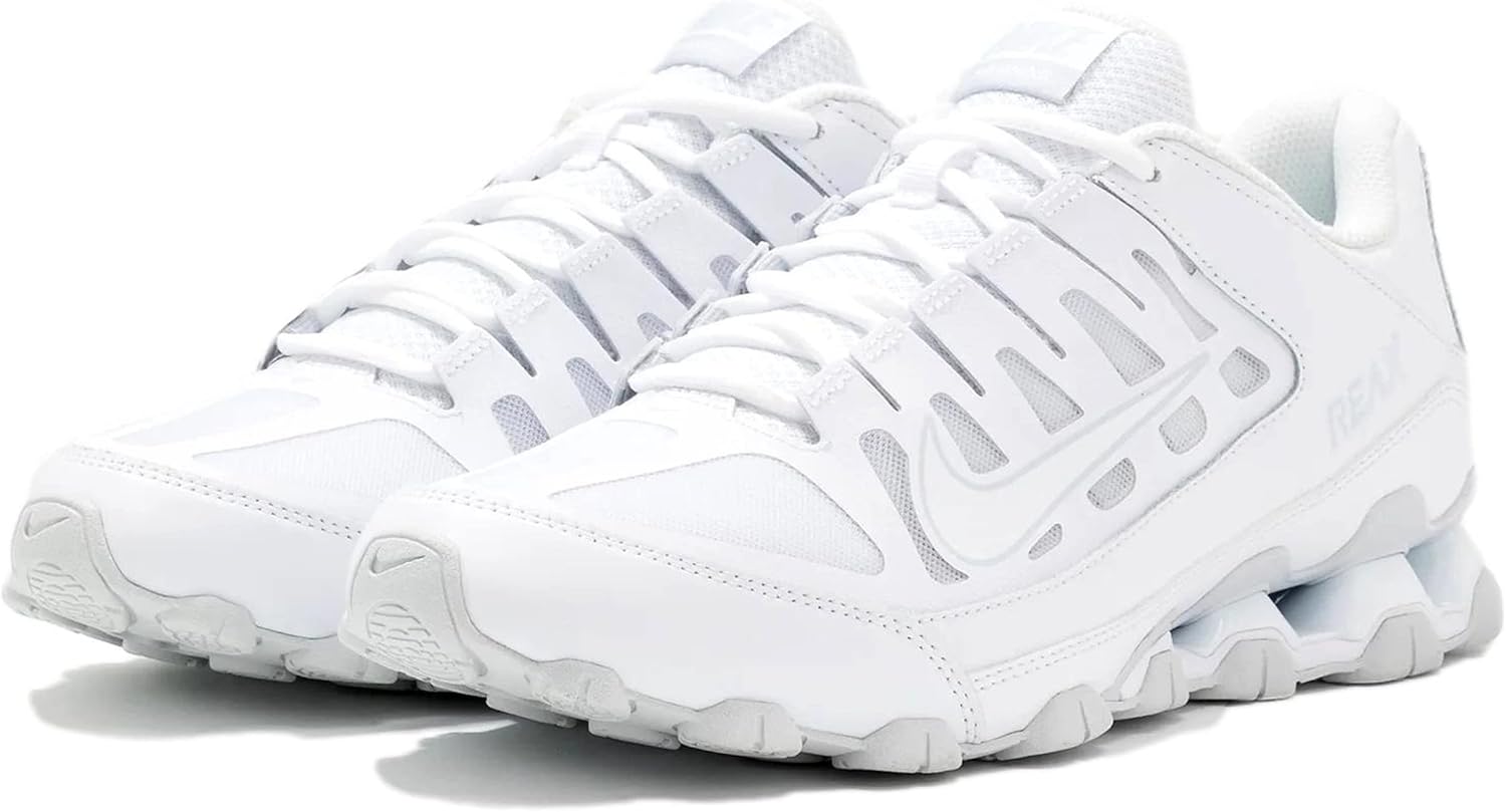 Мужские кроссовки Nike Reax 8 TR с сетчатым верхом для тренировок, белый/платиновый — фото 2