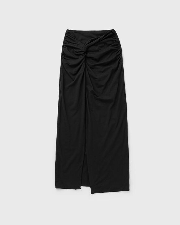 

Юбка Rotate Birger Christensen Fitted Twisted Skirt, черный