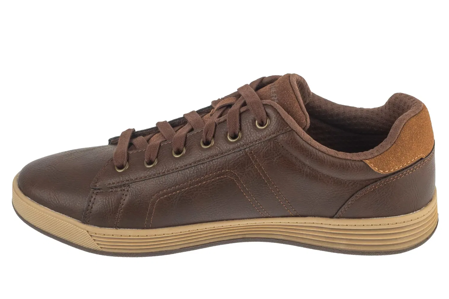 Кроссовки низкие из искусственной кожи Skechers, коричневый — фото 2