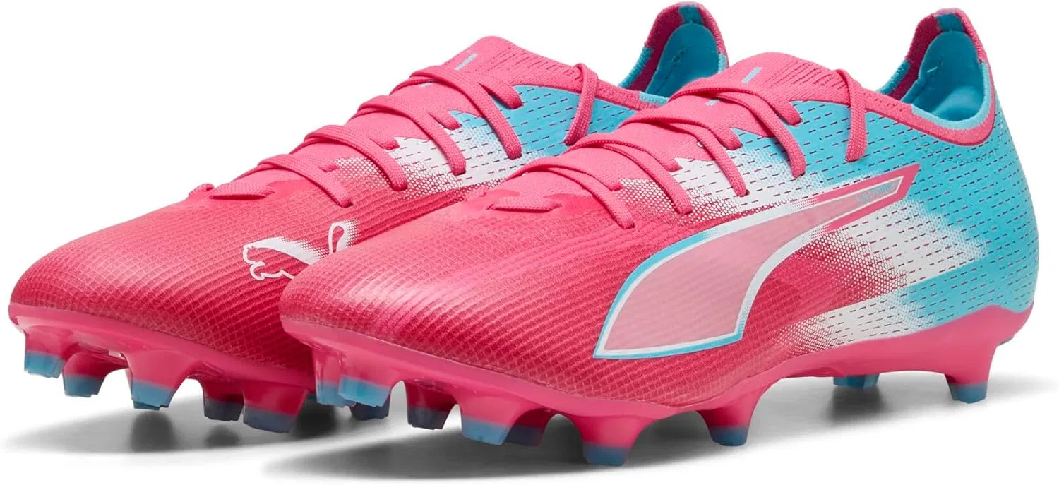 Кроссовки PUMA Ultra 6 Match RE-CHARGE FG/AG Herren Fußballschuhe, Hero Blue Sunset Pink Granate Rose — фото 2