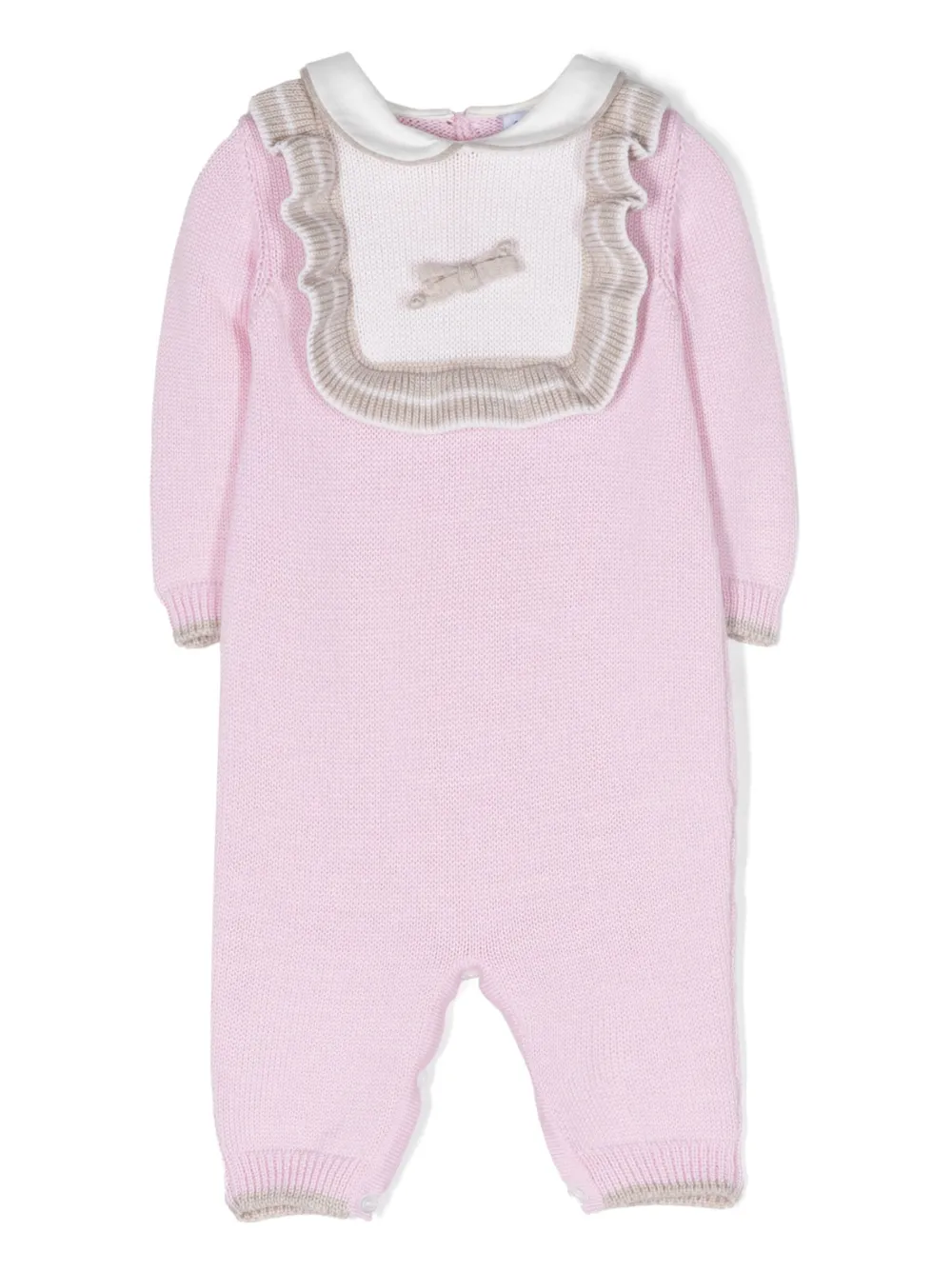 

Трикотажный ромпер с бантом Siola, розовый