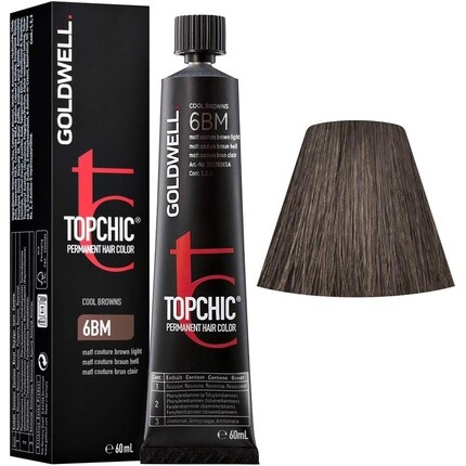 

Goldwell Topchic Стойкая краска для волос Cool Browns 6MB Браун типа 60мл