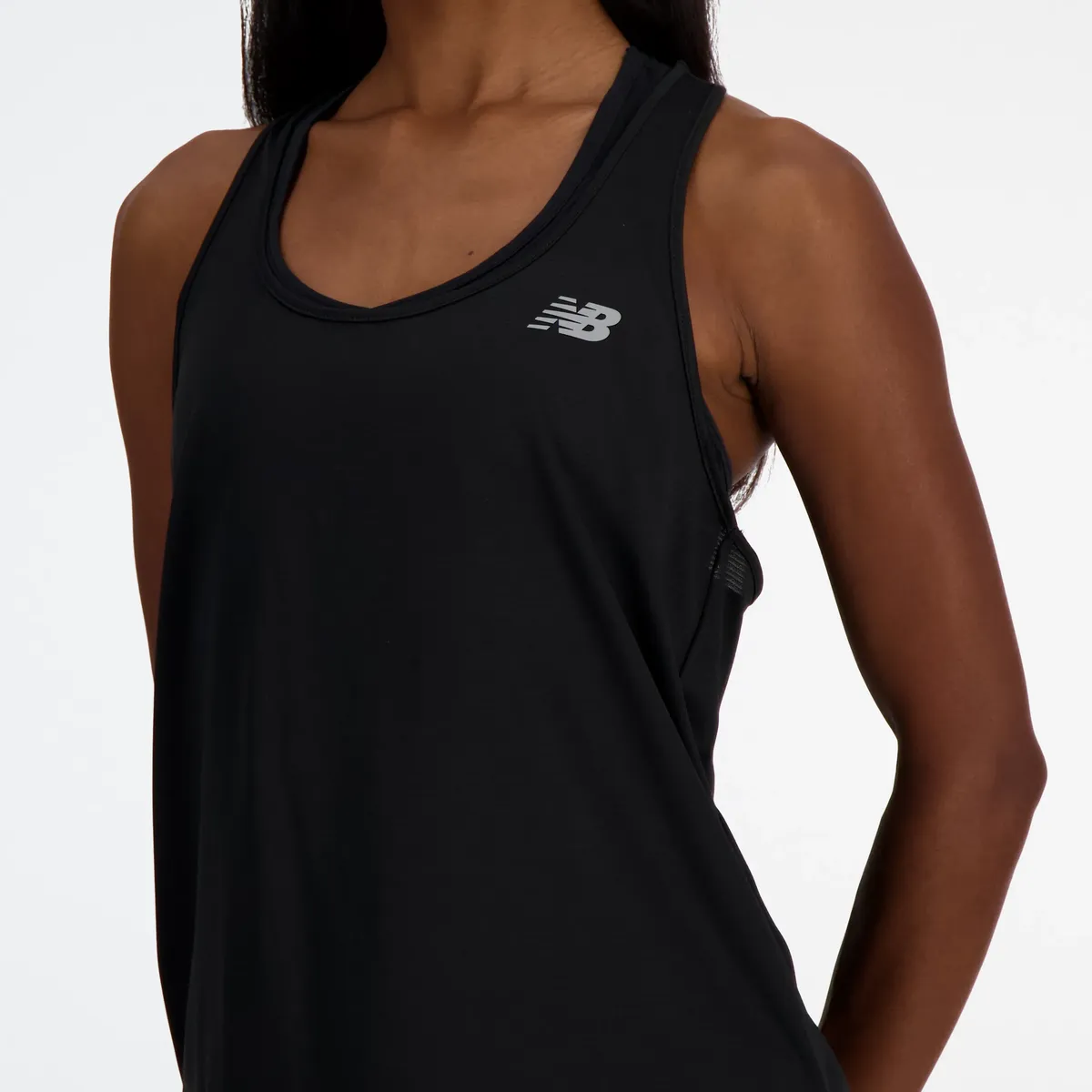

Майка New Balance "TANK", со спинкой-борцовкой, черный