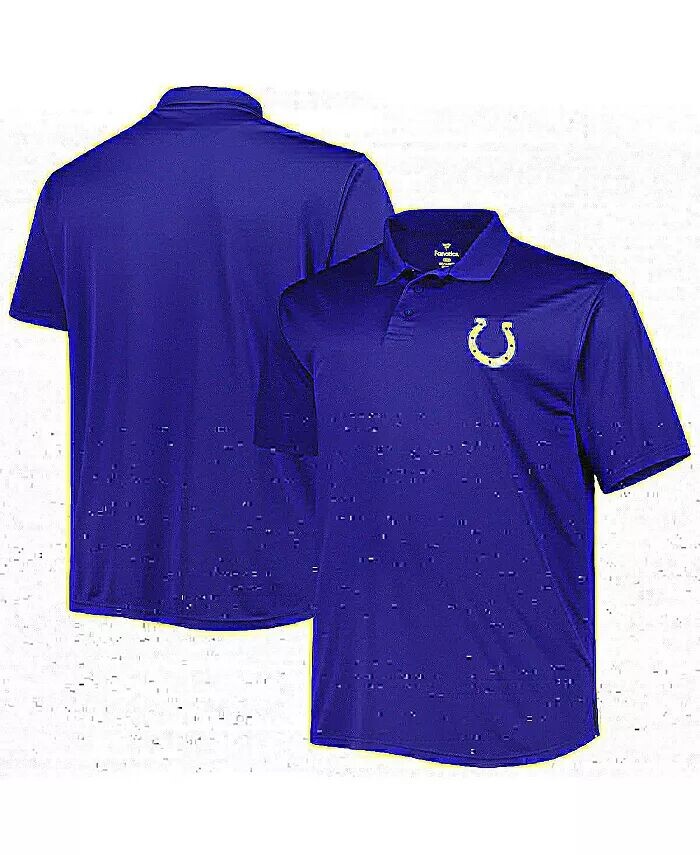 

Мужская рубашка поло Royal Indianapolis Colts Big and Tall Birdseye Fanatics