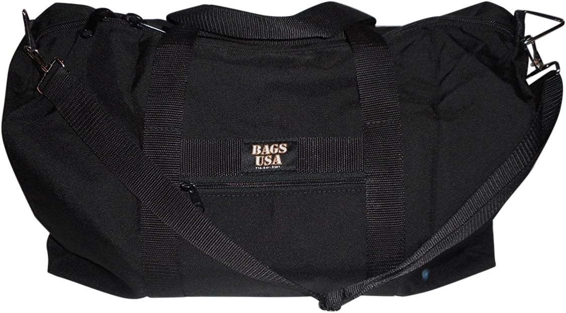 

Boarding Bag, Carry On Size, Light weight Durable Water Resistant, Heavy duty zipper Made in USA. (Black) BAGS USA, Черный, Boarding Bag, Carry On Size, Light weight Durable Water Resistant, Heavy duty zipper Made in USA. (Black) BAGS USA