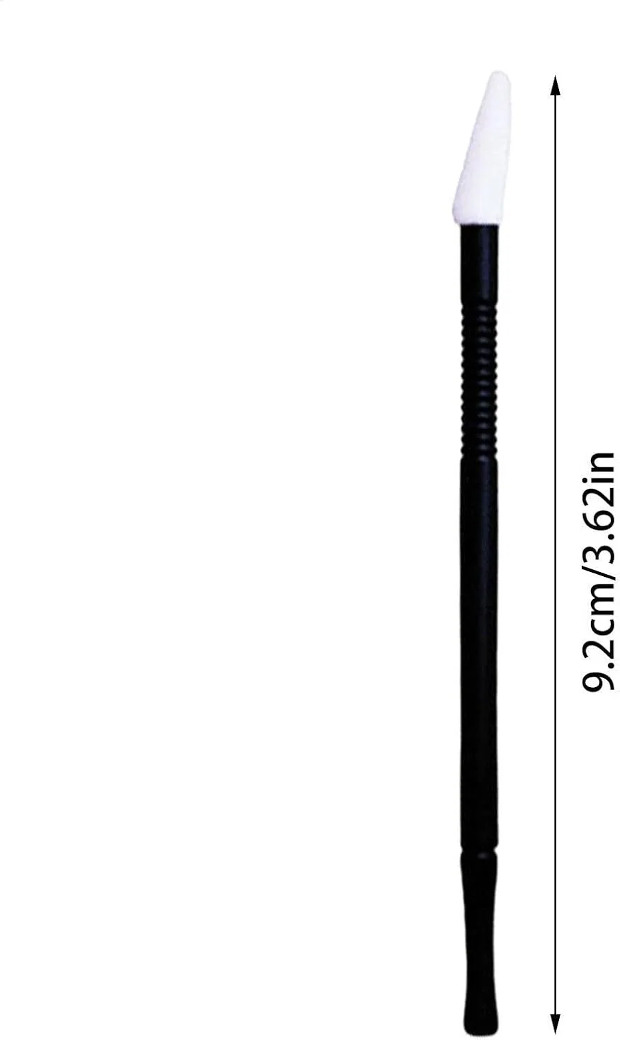 Кисть для губ Lip Wands Applicator с антискользящим дизайном, LG-225L белый наклонный удлинитель — фото 4