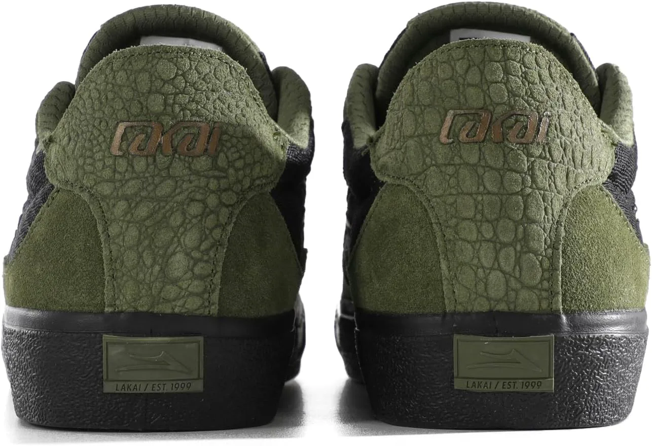 Мужские скейтбордические кеды Lakai Essex - низкие, черный — фото 3