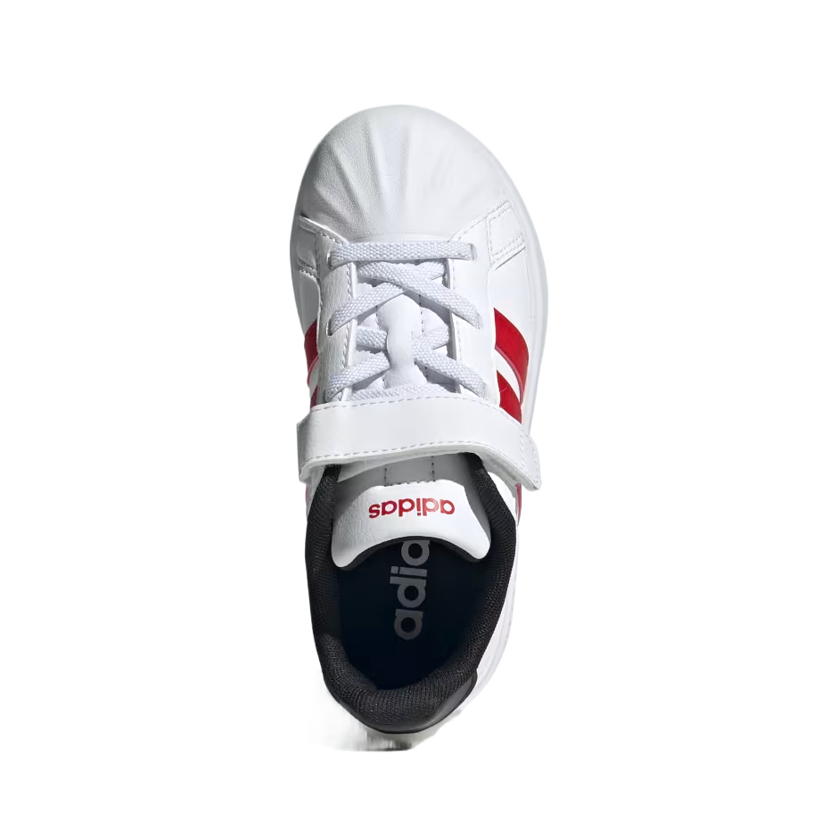 Street Talk скейтерские кроссовки детские Adidas, белый — фото 4