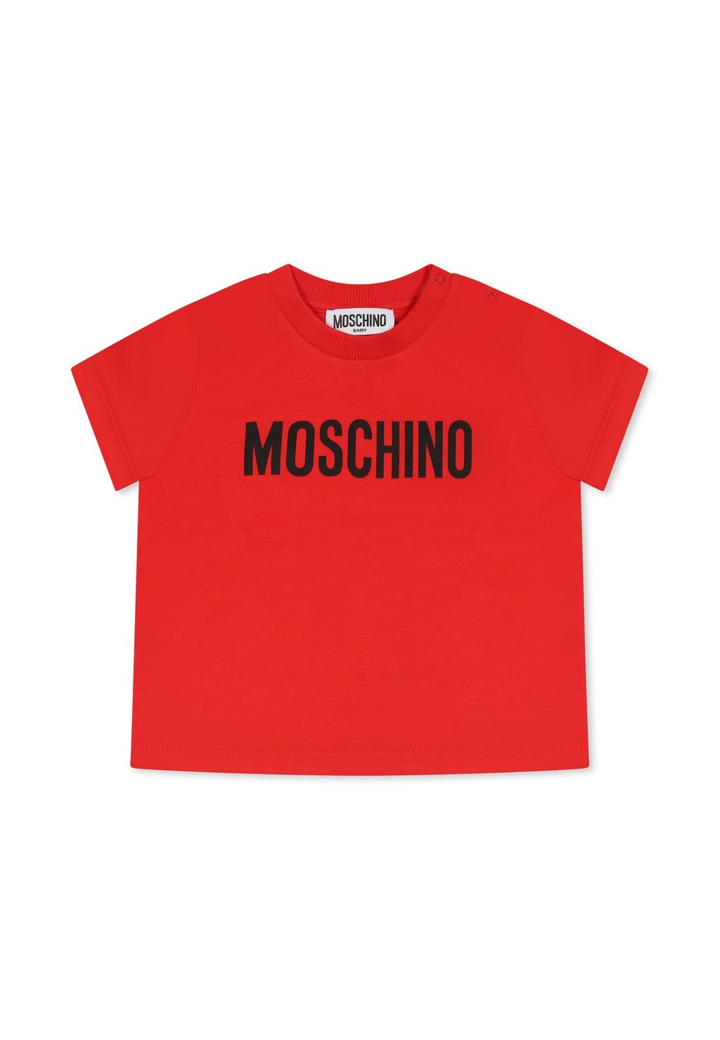 

Футболка с принтом MOSCHINO, красный