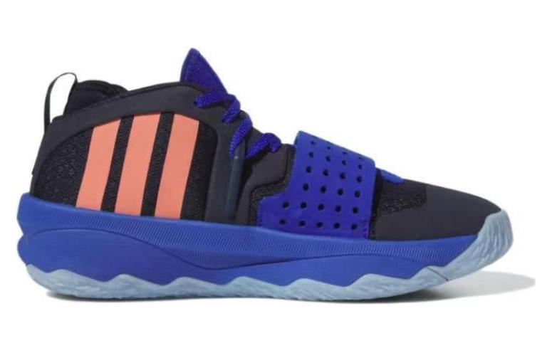 Adidas Dame 8 Extply Legend Ink Coral Fusion, черно-синий — фото 2