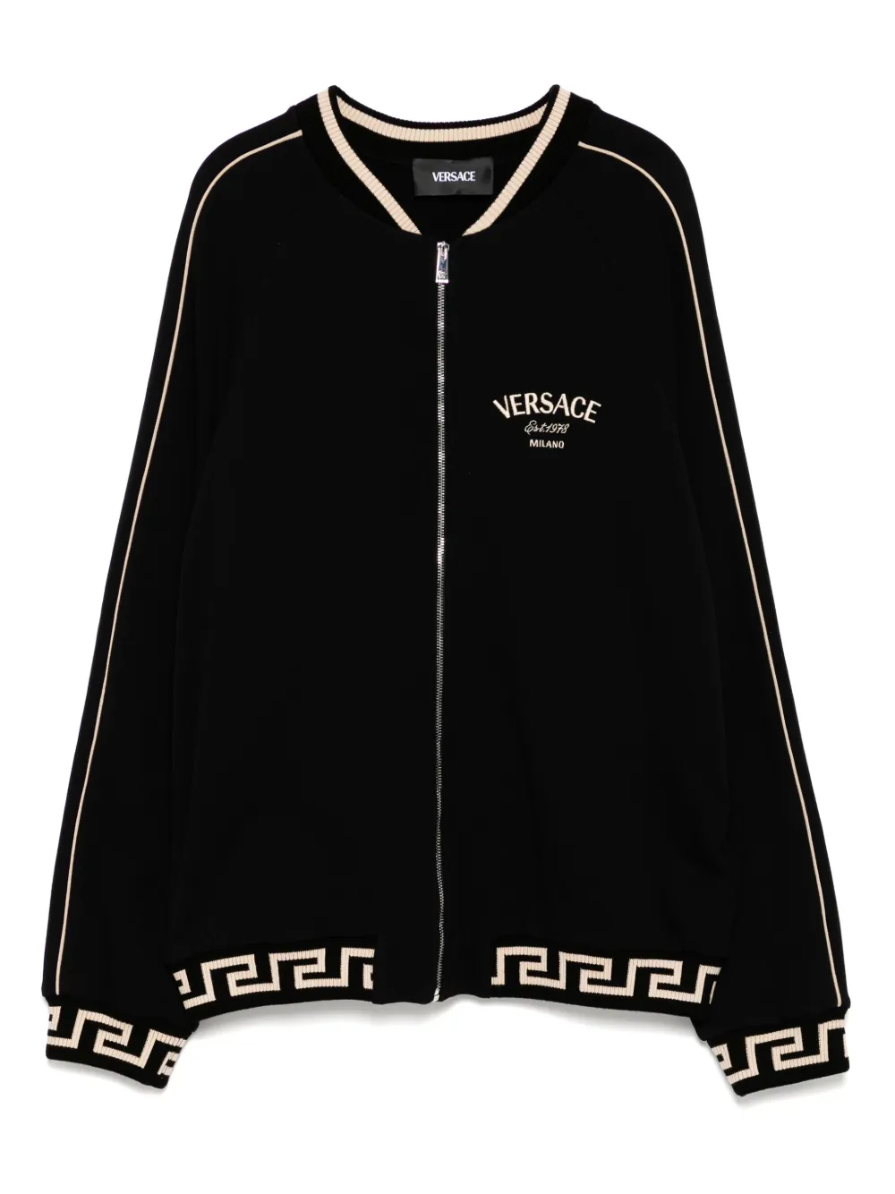 

Толстовка на молнии Versace Kids, черный
