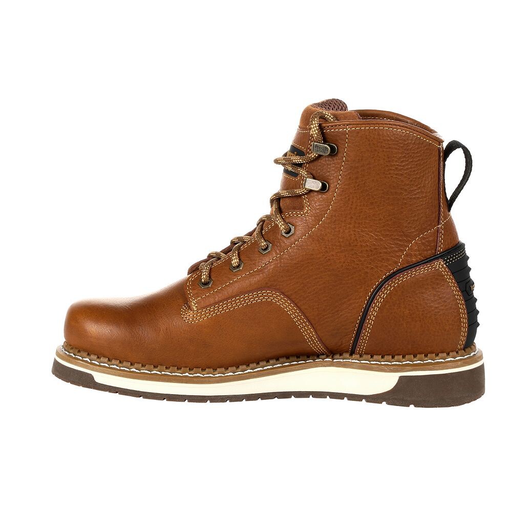 Georgia Boots Мужские рабочие ботинки на танкетке AMP LT, коричневый — фото 2