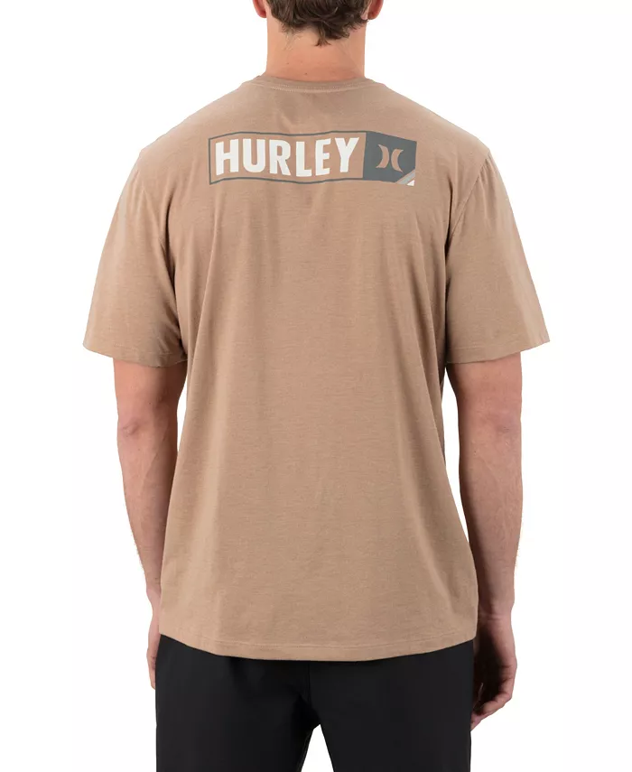 

Мужская футболка с коротким рукавом Corner Hurley, коричневый