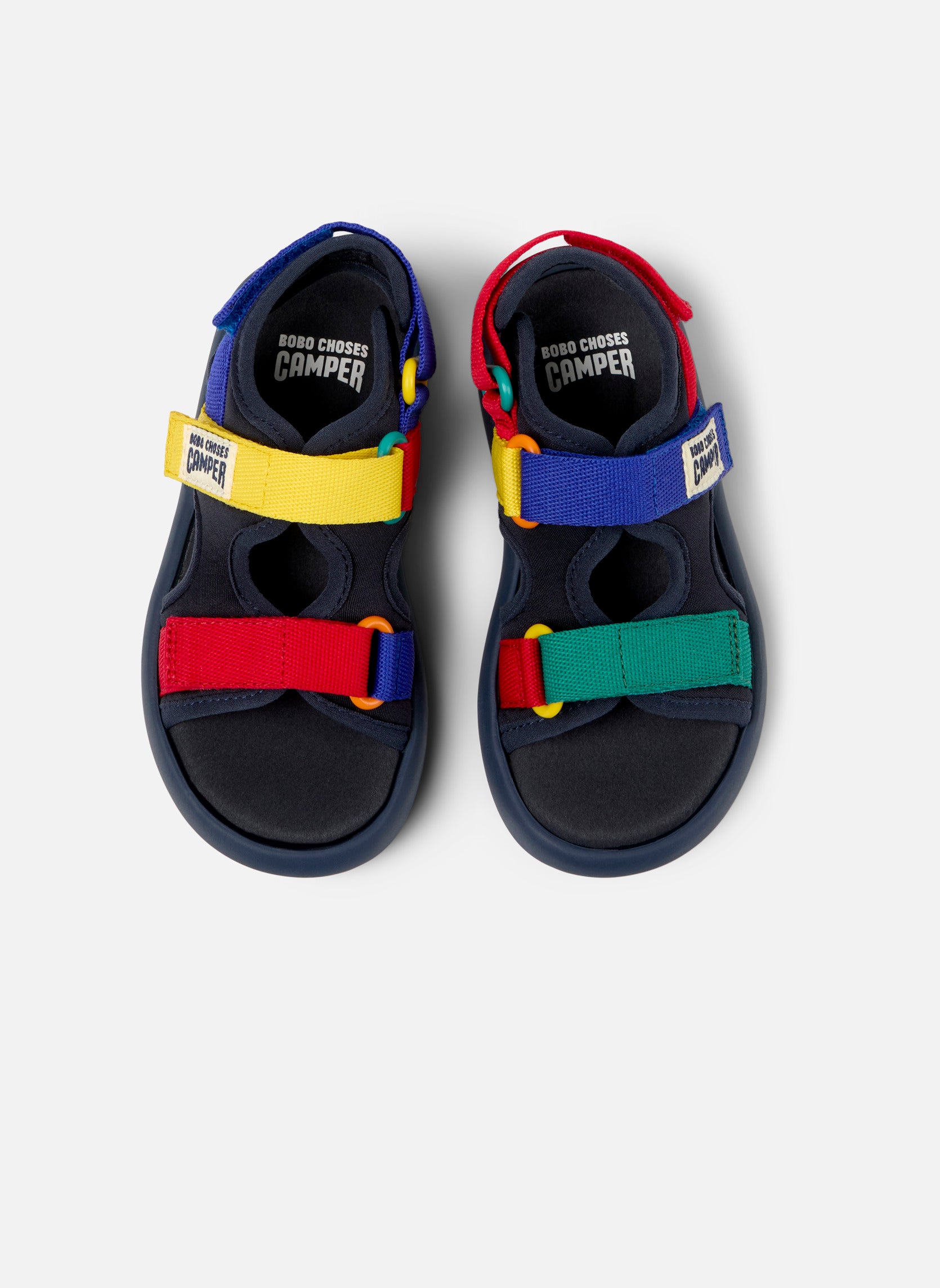 

Сандалии детские Camper Twins от Bobo Choses, мультиколор
