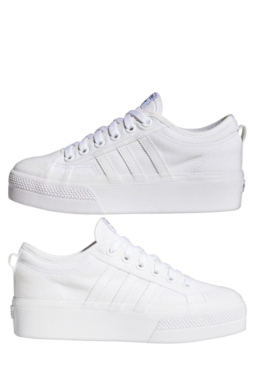 Спортивная обувь на платформе adidas Originals Nizza adidas originals, белый — фото 4