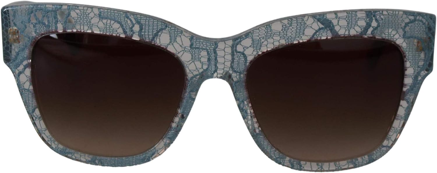 

Dolce & Gabbana - БЕСТСЕЛЛЕРЫ - Солнцезащитные очки из ацетата с голубым кружевом, прямоугольной формы Dolce&Gabbana, Blue Gender: Women Material: 100% Acetate Lenses: Brown