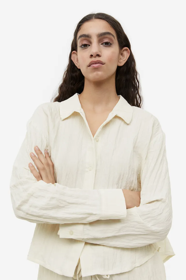 

Блузка с длинными рукавами H&M, бежевый