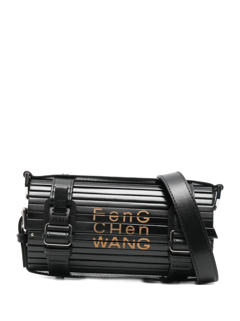 

Цилиндрическая бамбуковая сумка на плечо Feng Chen Wang, черный