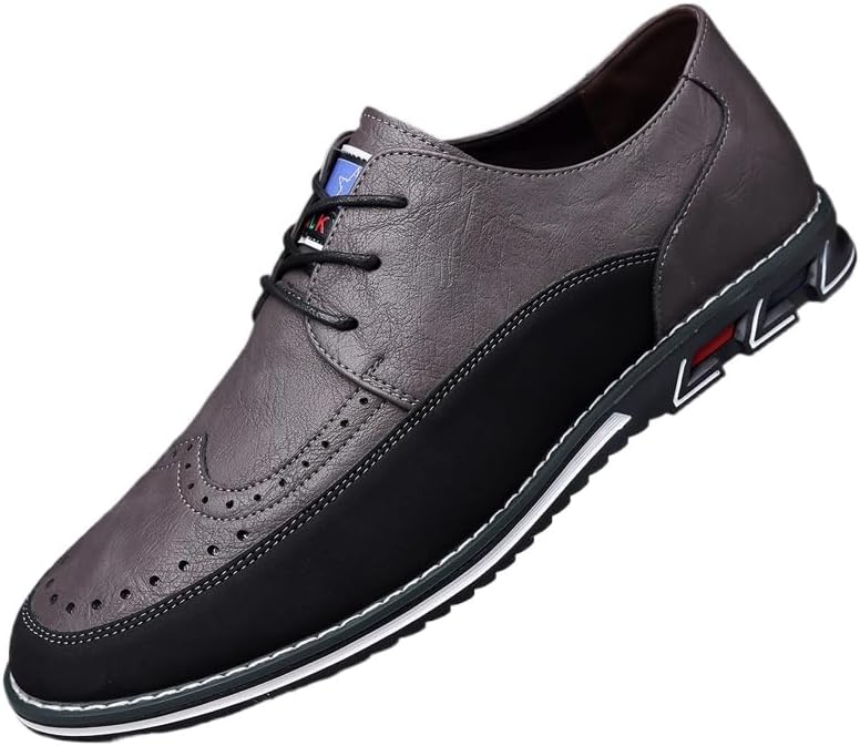 

Мужские оксфорды, повседневная обувь для офиса, комфортные лоферы для мужчин Hhhchpm, серый