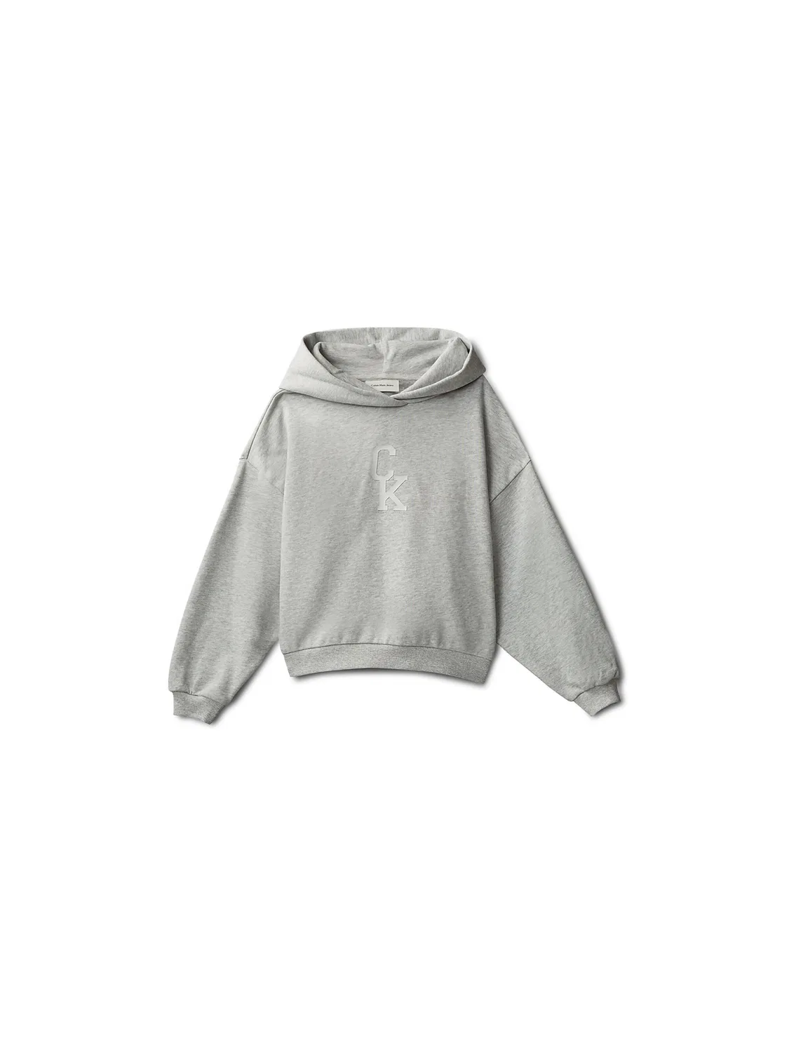 Джинсовая толстовка Calvin Klein Jeans серого цвета