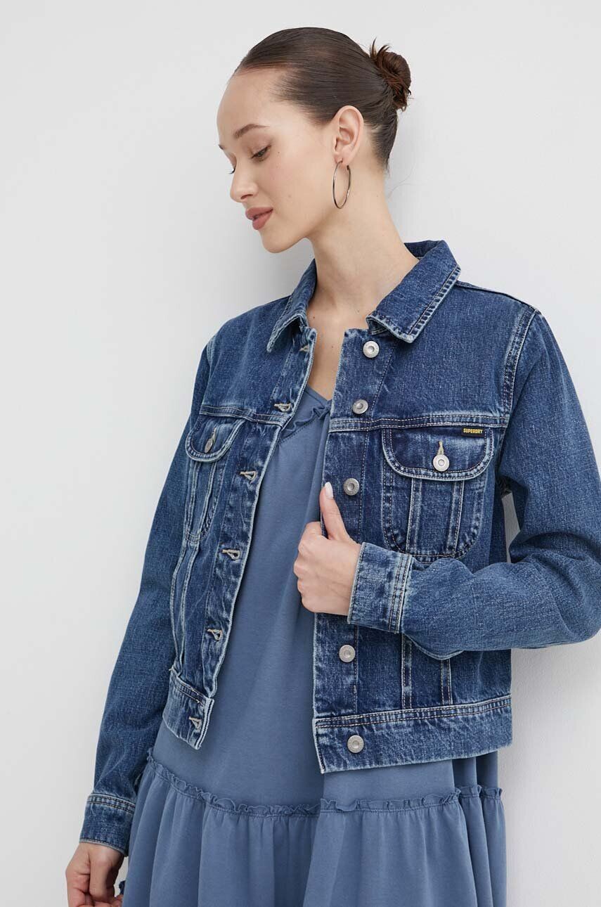 

Джинсовая куртка Superdry, синий