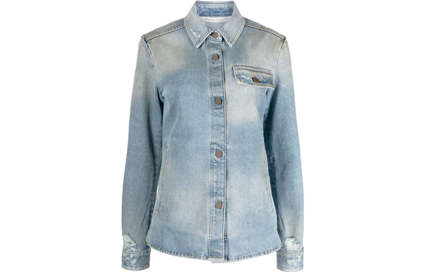 

PALM ANGELS Джинсовая куртка женская синяя, Blue