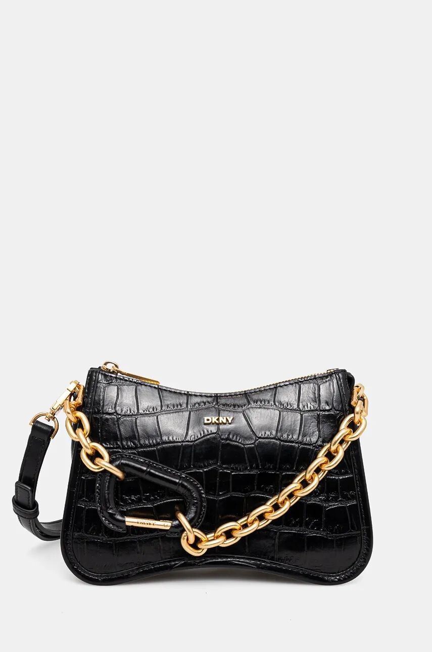 

Кожаная сумка Dkny, черный