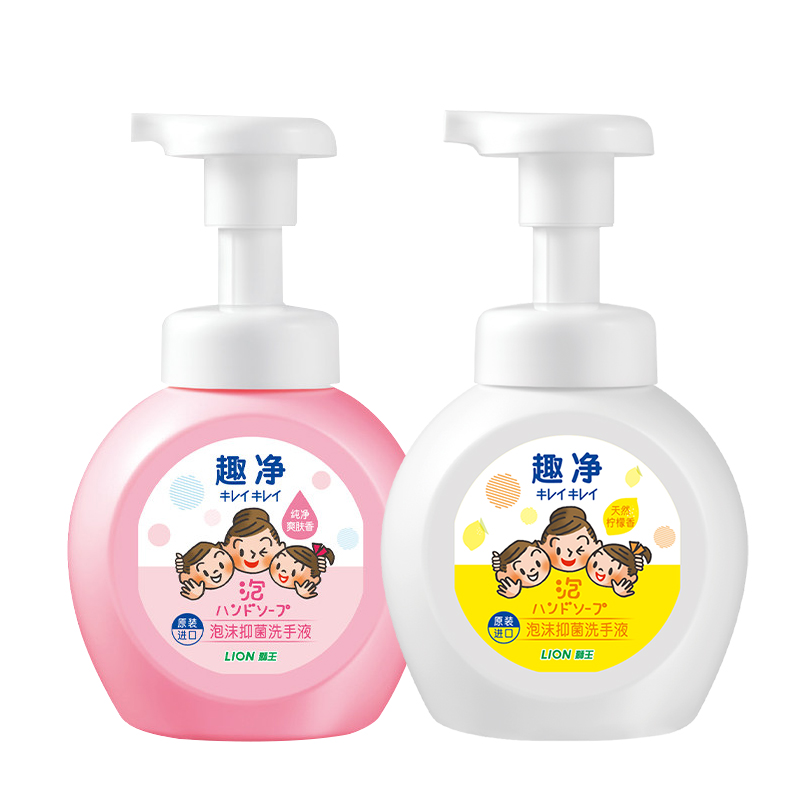 

Очищающая пена для рук с освежающим ароматом антибактериальная LION