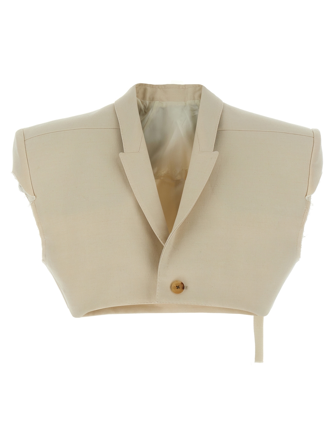 

Жилет 'Micro tatlin' Rick Owens, бежевый