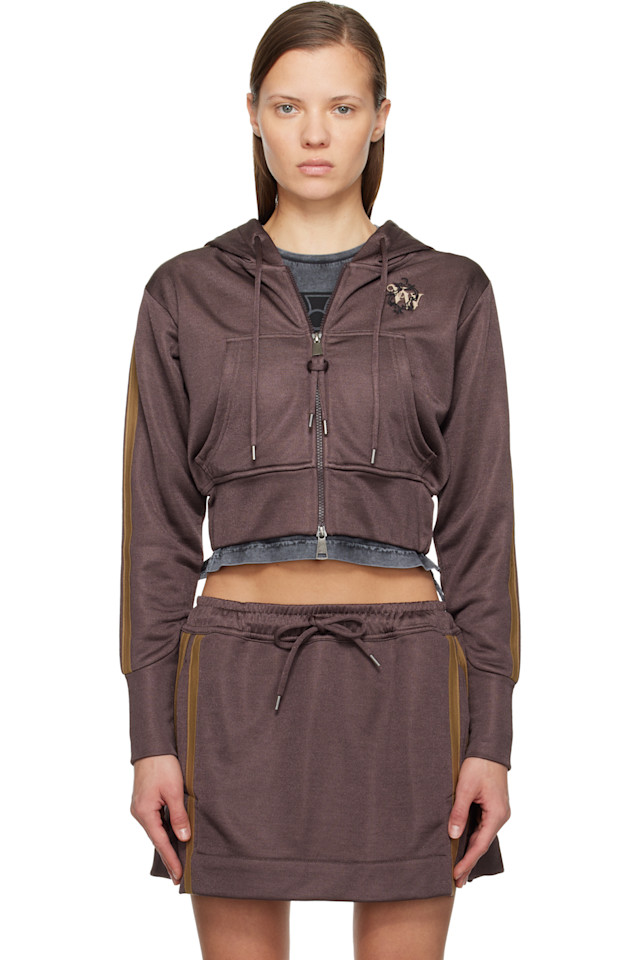 

Толстовка с полосатым лео Vivienne Westwood, коричневый