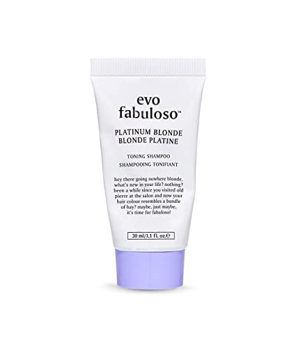 EVO Fabuloso Platinium Blonde Toning Shampoo - Шампунь, устраняющий желтые и медные оттенки 30 мл Inna marka — фото 2