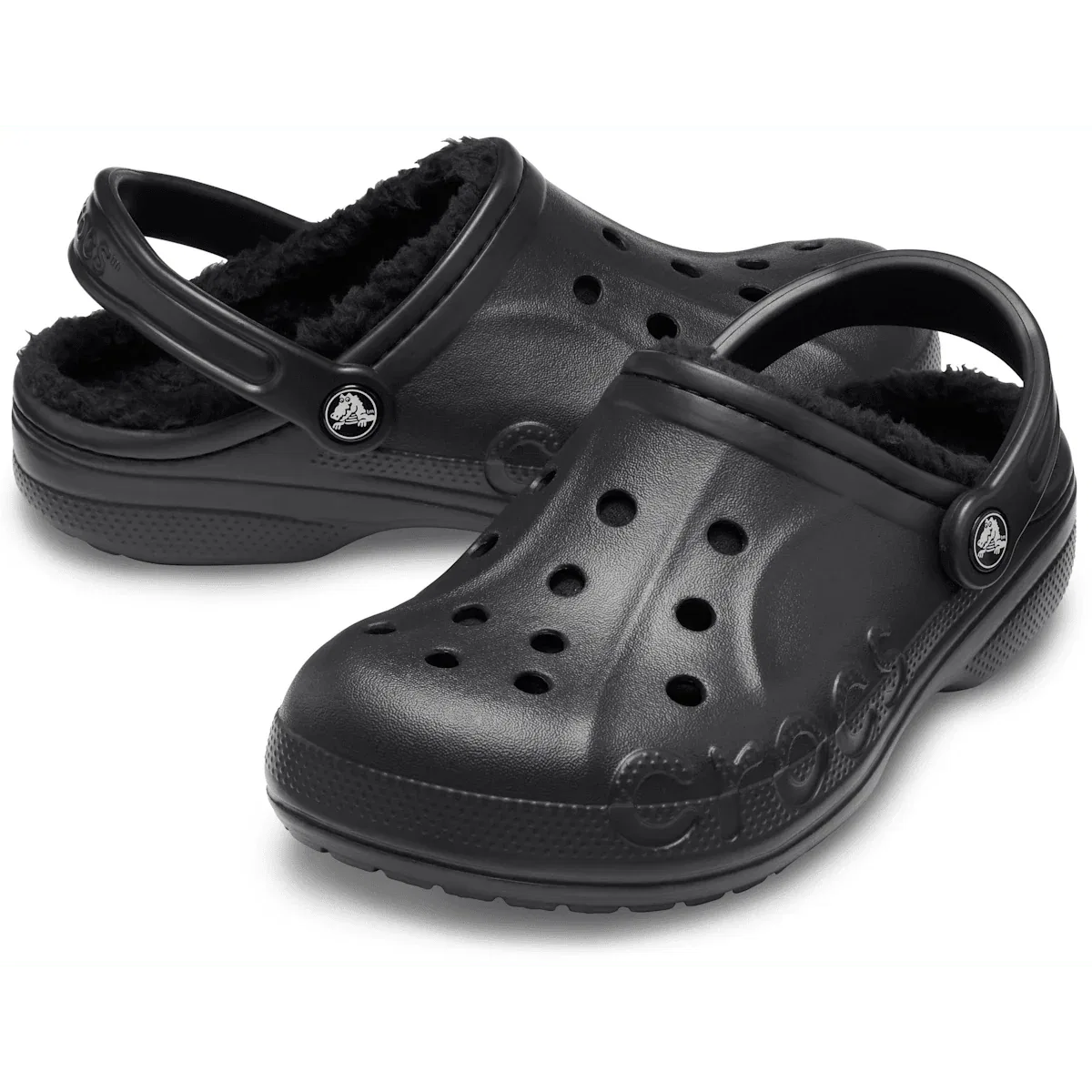 Сабо с подкладкой Baya Crocs, черный/черный — фото 2