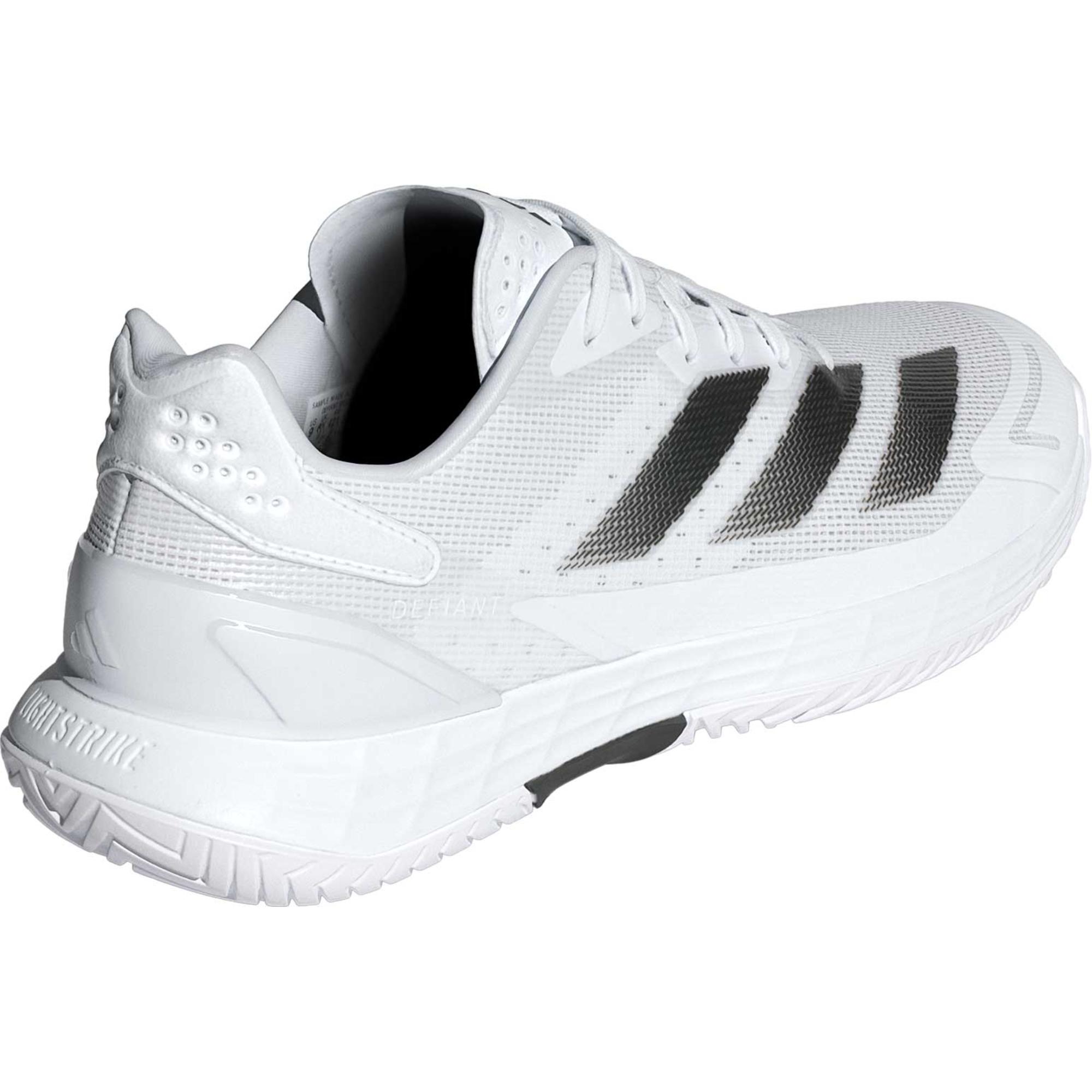 Мужские кроссовки Defiant Speed 2 для корта Adidas, Cloud White/Core Black/Grey One — фото 4